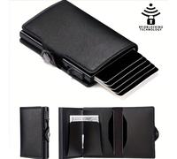 Portafogli Pop Up Blocking Cool in Carbon Wallet Design Compatto per una conservazione sicura Porta carte Portafoglio Porta biglietti da visita Porta carte di credito per uomo Mini portafoglio Portafo