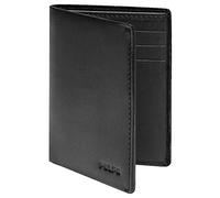 Portafogli Porta carte in pelle da uomo, nero, Portefeuille sans Porte-Monnaie, Minimalista
