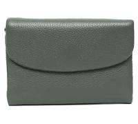 Portafogli Portafoglio corto Portafoglio in pelle da donna Portacarte classico a tre ante Portamonete semplice con patta e chiusura a scatto Portamonete nuove Tasca resistente agli strappi Moda ( Colo