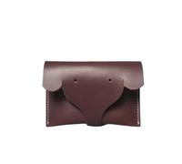 Portafogli Portafoglio Manuale Portafoglio in pelle Porta carte d'identità di grande capacità Porta carte Moda unisex Tasca portamonete Portamonete resistente allo strappo Moda ( Color : Brown , Size