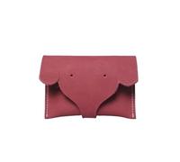 Portafogli Portafoglio Manuale Portafoglio in pelle Porta carte d'identità di grande capacità Porta carte Moda unisex Tasca portamonete Portamonete resistente allo strappo Moda ( Color : Red , Size :