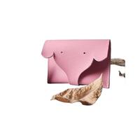 Portafogli Portafoglio Manuale Portafoglio in pelle Porta carte d'identità di grande capacità Porta carte Moda unisex Tasca portamonete Portamonete resistente allo strappo Moda ( Color : Pink , Size :