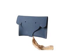 Portafogli Portafoglio Manuale Portafoglio in pelle Porta carte d'identità di grande capacità Porta carte Moda unisex Tasca portamonete Portamonete resistente allo strappo Pratico ( Color : Blue , Siz
