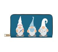 Portafogli sottili in pelle per donne e uomini, per infermiere, dottori, gnomi, portafoglio per carte di credito, per uomini e donne, con cerniera