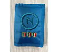 Portafogli Ssc Napoli Enzo Castellano Azzurro Ricamato Nylon Scudetto