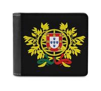 Portafogli stampati con stemma del Portogallo, portafoglio bifold con scomparti multipli per carte di credito, per uomini e donne, Stile:, Taglia unica, MHXYZHW