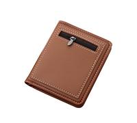 Portafogli Uomo Pelle, Portafoglio Slim Uomo Bifold Elegante Portamonete Tascabile Portamonete Integrato Modello Compatto in Pelle Vera Design Classica Portafoglio Uomo Slim Piccolo per Viaggi