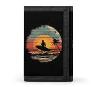 Portafogli vintage a tre ante con porta carte di credito e soldi, con portachiavi e finestra per foto, per uomini e donne, Stile 4, Taglia unica, Per tutte le stagioni