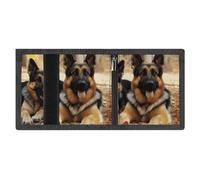 Portafoglio a tre ante Generican Shepherd Dog per uomo e donna, sottile, con blocco RFID, 8 scomparti per carte, 1 scomparto per banconote e 1 finestra per documenti, portafogli tascabili, tasca con