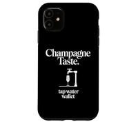 Portafoglio acqua rubinetto gusto champagne - Divertente umorismo economico Custodia per iPhone 11
