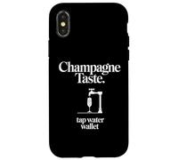 Portafoglio acqua rubinetto gusto champagne - Divertente umorismo economico Custodia per iPhone X/XS