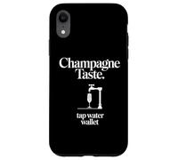 Portafoglio acqua rubinetto gusto champagne - Divertente umorismo economico Custodia per iPhone XR