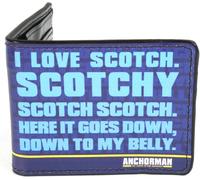 Portafoglio Bi-Fold Anchorman I Love Scotch