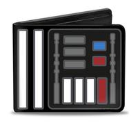 Portafoglio Bi-Fold Con Pannello Toracico Di Darth Vader Di Star Wars