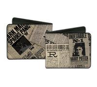 Portafoglio Bi-Fold Con Titoli Di Giornali Di Harry Potter
