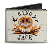 Portafoglio Bi-Fold Di Jack Re Nightmare Before Christmas Con Pose E Espressioni