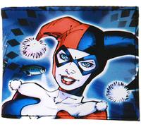 Portafoglio Bi-Fold Sublimato Di Harley Quinn