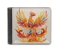 Portafoglio bifold in morbida pelle PU con quattro polli che indossano occhiali da sole, portamonete, porta carte di credito, resistente porta carte sottile per uomo e donna, porta soldi