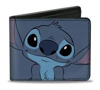 Portafoglio Bifold PU Lilo e Stitch Stitch Sorridente Posa Close Up Blues