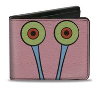Portafoglio Bifold PU SpongeBob SquarePants Gary la Lumaca Personaggio Close Up Rosa, Spongebob Squarepants, 4 "x 3,5"