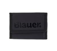 Blauer portafoglio portamonete a strappo con velcro Nero unisex