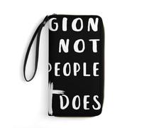 Portafoglio Borsa Religion Does Not Save People Jesus Does Porta Monete Elegante Piccolo Portafoglio Vintage Portafoglio In Pelle Per Donna, Uomo, Bambini