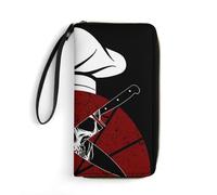 Portafoglio Borsa Skull Knife Chef Hat 4 Coin Purse Carino Pu Portamonete Squisito Porta Monete Per Donna, Bambini, Madre