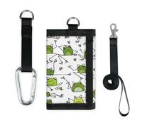 Portafoglio carino a forma di rana con tasca piccola e sottile, organizer per denaro, borsa leggera e portatile