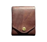 Portafoglio compatto per carte di credito, sottile in pelle PU, organizer da viaggio minimalista, porta badge portatile con scomparto per penna integrato, non facile da rompere, sottile porta contanti