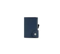 Portafoglio compatto uomo pelle C-secure WCH00 Blu mari