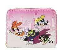 Portafoglio con cerniera Loungefly Powerpuff GIrls vs Mojo Jojo con licenza uffi
