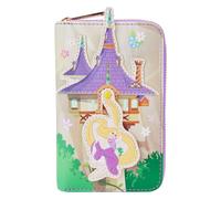 Portafoglio con cerniera oscillante Loungefly Tangled Rapunzel con licenza uffic