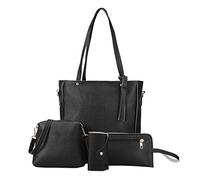 Portafoglio con fiamme 2019, borsa a tracolla, portafoglio, borsa a mano (nero, taglia unica)