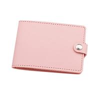 Portafoglio corto alla moda in tinta unita con scomparti per carte di credito, patente di guida, pochette per passaporto (A, A)