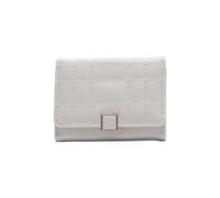 Portafoglio corto alla moda, organizer per denaro, per un facile accesso alle tue carte di credito e contanti, bianco, Bellezza di massa