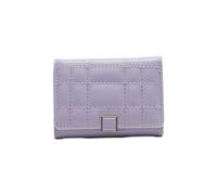 Portafoglio corto alla moda, organizer per denaro, per un facile accesso alle tue carte di credito e contanti, Viola, Bellezza di massa