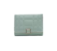 Portafoglio corto alla moda, organizer per denaro, per un facile accesso alle tue carte di credito e contanti, Verde, Bellezza di massa