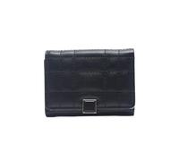 Portafoglio corto alla moda, organizer per denaro, per un facile accesso alle tue carte di credito e contanti, Nero , Bellezza di massa