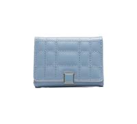 Portafoglio corto alla moda, organizer per denaro, per un facile accesso alle tue carte di credito e contanti, Blu, Bellezza di massa