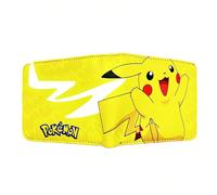 Portafoglio corto pieghevole con Pokemon, accessorio personalizzato, in pelle PU, portamonete per uomo e donna, portafoglio mini, portafoglio piccolo, portafoglio carino Stile A,Stile B,Stile C,Stile