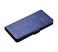 Portafoglio Custodia per Huawei Pura 70 Ultra/70 Pro/70 PRO+/70, Vera Pelle Trama del Coccodrillo Cover a Libro con Slot per Schede Sottile,Blu,70