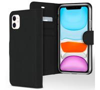 ACCEZZ Portafoglio porta carte flessibile Cover per Apple iPhone 11, Nero