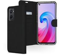 ACCEZZ Portafoglio Porta Carte Flessibile Custodia per Oppo Oppo A96, Nero