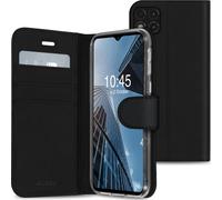 ACCEZZ Portafoglio porta carte flessibile Cover per Xiaomi Xiaomi Redmi 9C, Nero