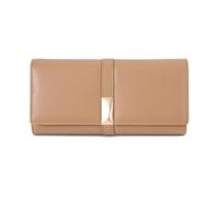 Portafoglio da donna, a tre ante con più scomparti for carte, cerniera integrata for sicurezza e praticità, accessori alla moda for migliorare il tuo stile di vita(Khaki)