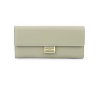 Portafoglio da donna, grande capacità con più slot for carte, cerniera integrata sicurezza e praticità, decorazione fibbia quadrata, accessori alla moda, migliora il tuo stile di vita(Green)