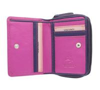 Portafoglio da Donna in Pelle Arcobaleno Visconti RB53 RFID blocco Bacca Multi