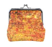 Portafoglio da donna in pelle con 10 monete, porta carte con chiusura a scatto, pochette, tasca con fibbia, piccolo portamonete da donna, con stampa, forbici da parrucchiere, senza cuciture, nero.