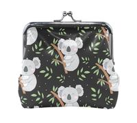 Portafoglio da donna in pelle con 11 monete, con chiusura a scatto, porta carte, chiavi e monete, con chiusura a scatto, piccolo da donna, con fibbia, stampa "Happy Thanksgiving Turkey Falling Leave