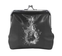 Portafoglio da donna in pelle con 15 monete, con chiusura a scatto, porta carte, chiavi e monete, con pochette, tasca piccola e fibbia, con simpatico cane bassotto marrone sul retro.